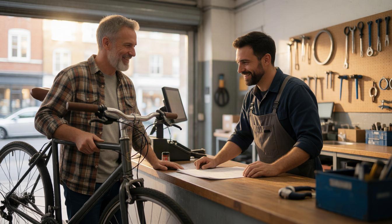 Family bike servicing